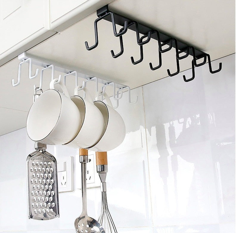 Under-Cabinet Hanger Rack- 2PCS